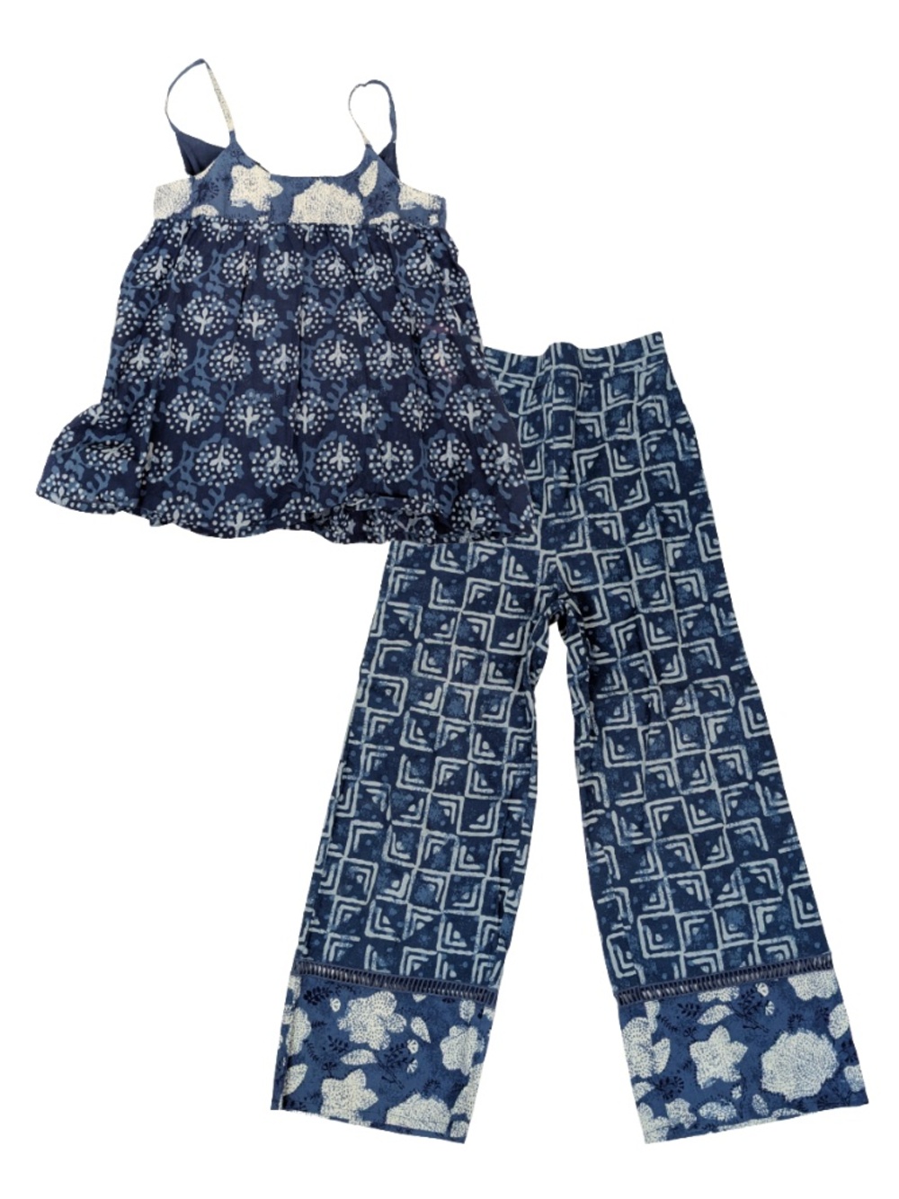 Zara Coord Set 2 Piece Set Pants Tank Top Navy Size 13 14